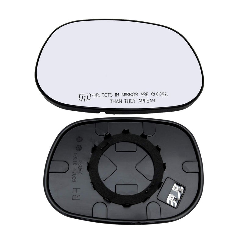 Rugged TUFF Passenger Side Mirror Glass Replacement For 1998 1999 2000 2001 2002 2003 Dodge Ram 1500 2500 3500, 1998-2004 Durango Right Mirrors Heated with Backing Plate - Image 4